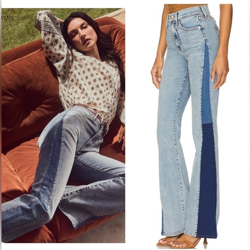 Veronica Beard Beverly High Rise Skinny Flare in Ripple Dust NWT